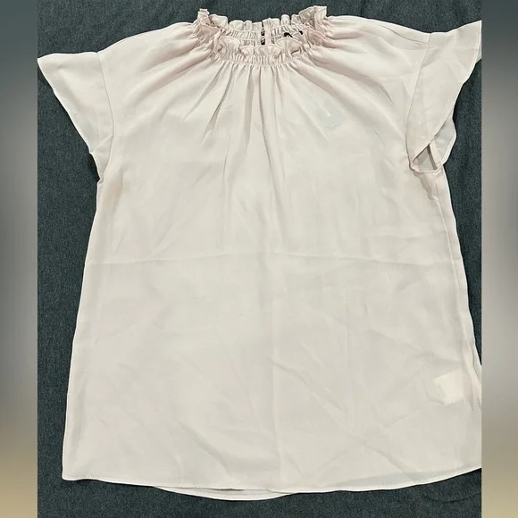 Express Ruffle Mock Neck Top - Picture 1 of 2